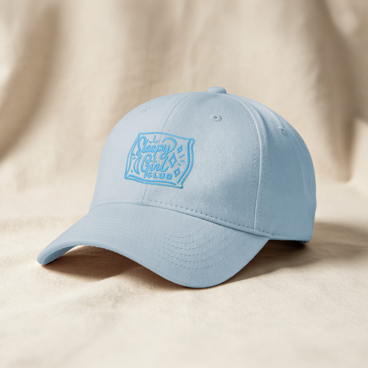 "Sleepy Girl Club" Embroidered Dad Hat