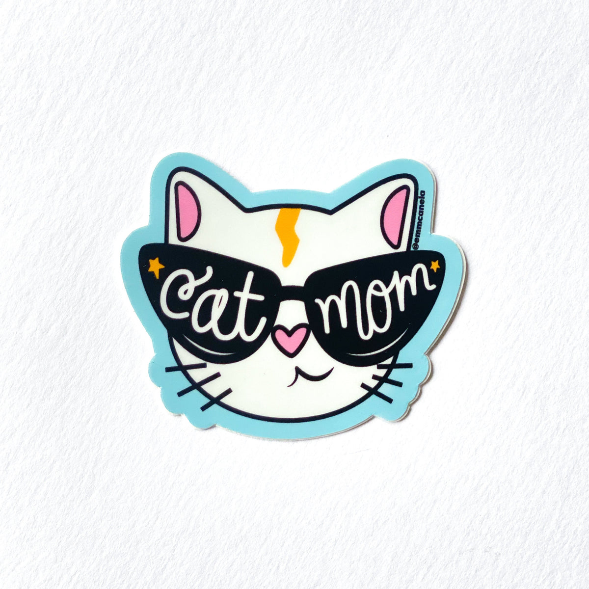 "Cat Mom" Vinyl Sticker