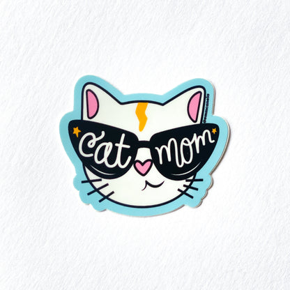 "Cat Mom" Vinyl Sticker