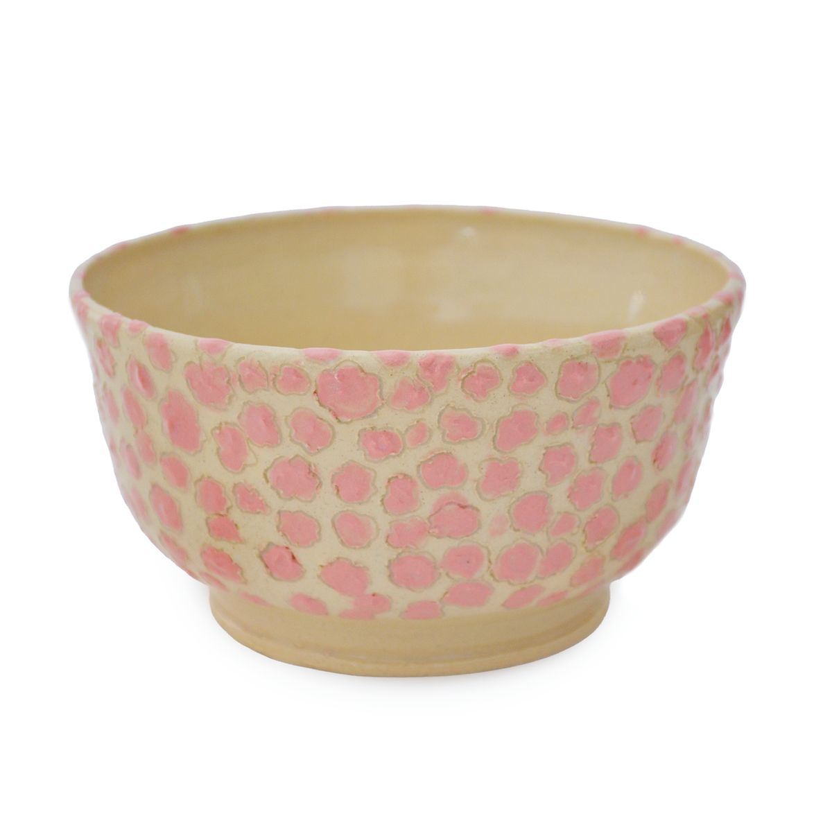 Pink Meadow Centerpiece Bowl