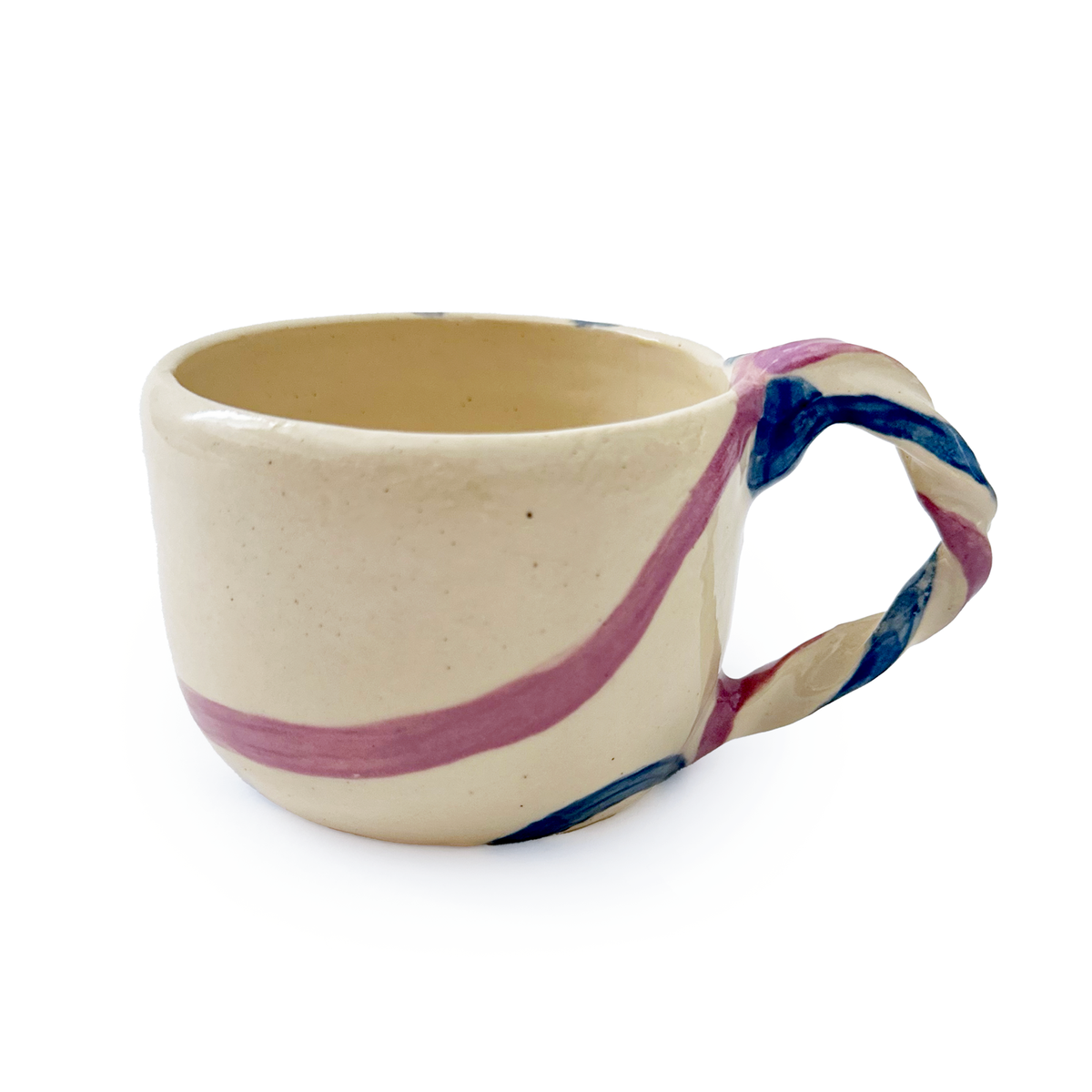 Swirl Handle Mug