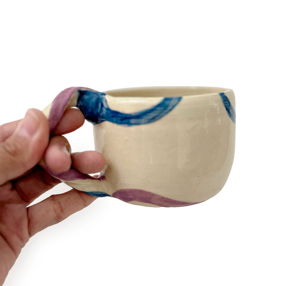 Swirl Handle Mug