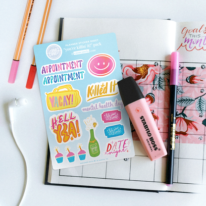 "You're Killin' It" Sticker Sheet